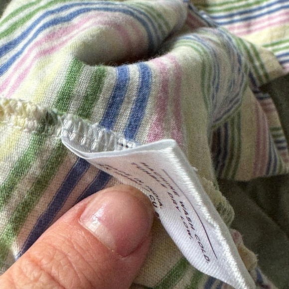 Pact Striped Sleeveless Dress M - Picture 5 of 6